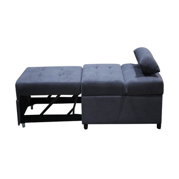 Elfreda 3 In 1 Sofa Bed Chair Convertible Sleeper Chair Bed Adjust Backrest Overstock 34363640