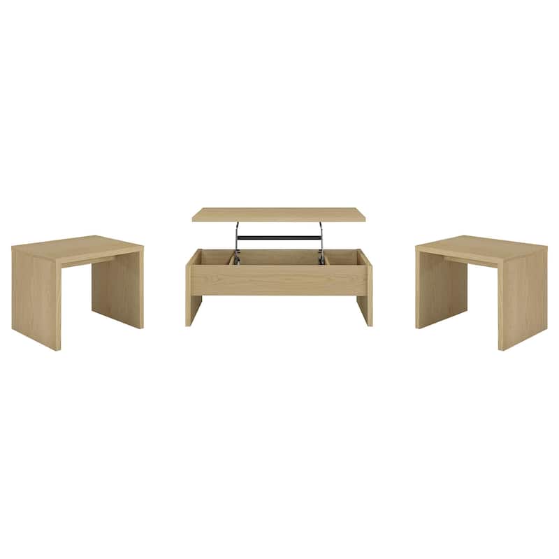 Canoga Lift Top Cocktail Coffee Table Set