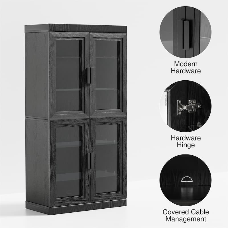 Classic Storage Cabinet with Adjustable Shelves