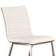 preview thumbnail 20 of 23, Armen Living Cafe Wood and Faux Leather Upholstered Dining Chairs - Set of 2/4/6