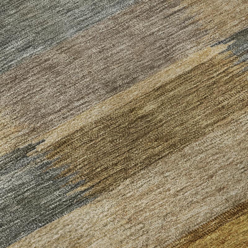 Premium Washable Super Soft Geo Stripe Mayfield Rug
