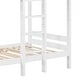 preview thumbnail 7 of 11, Twin over Twin Bunk Bed with Ladder, White