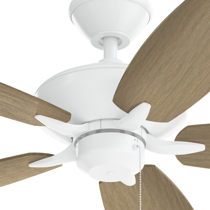 Kichler Renew Patio 52 inch Ceiling Fan Matte White with Reversible Blades