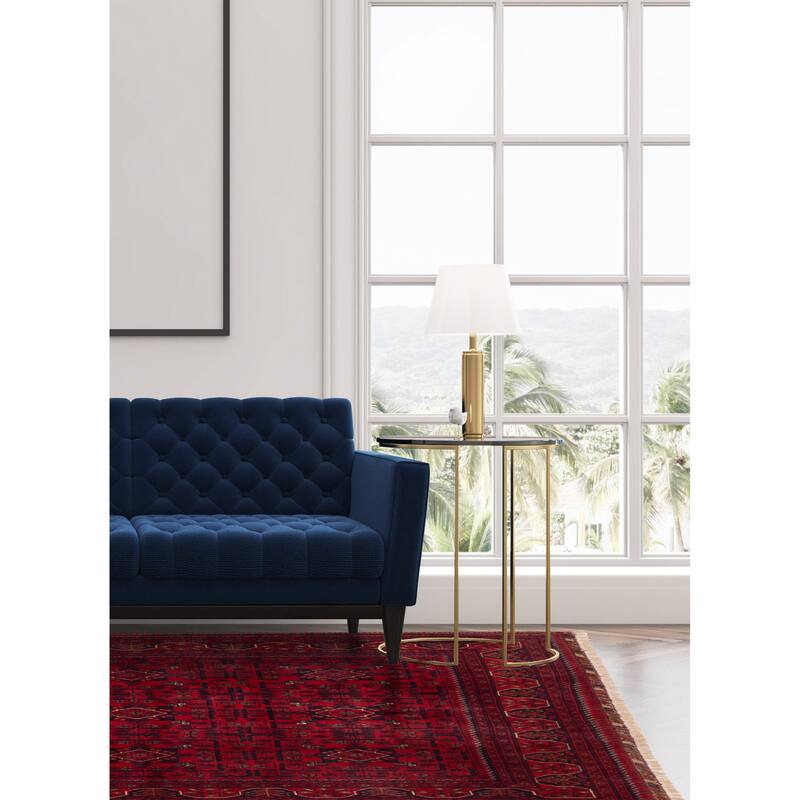 ECARPETGALLERY Hand-knotted Finest Khal Mohammadi Red Wool Rug - 5'7 x 7'8