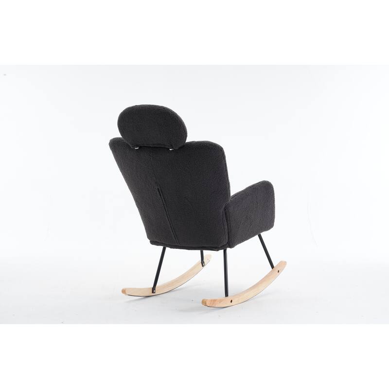Teddy Nursery Rocker Chair with Headrest