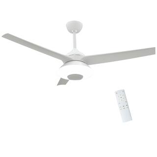 52 inch Ceiling Fan with Light and Remote, 6 Speeds Reversible Blades, Timer, Bluetooth Speaker