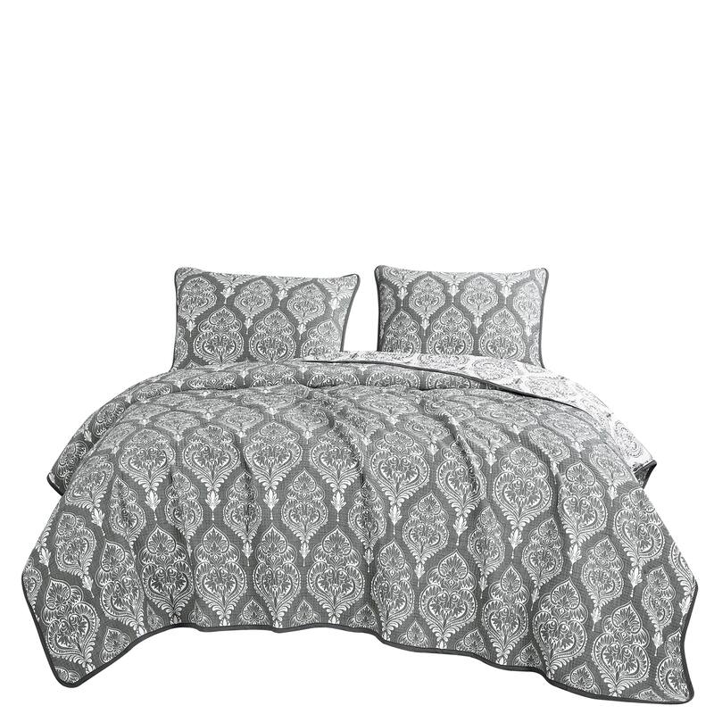 Eshe 3 Pieces matelasse coverlet