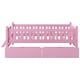 preview thumbnail 19 of 22, Low Twin Platform with 2 Drawers & Guardrails for Kids Room