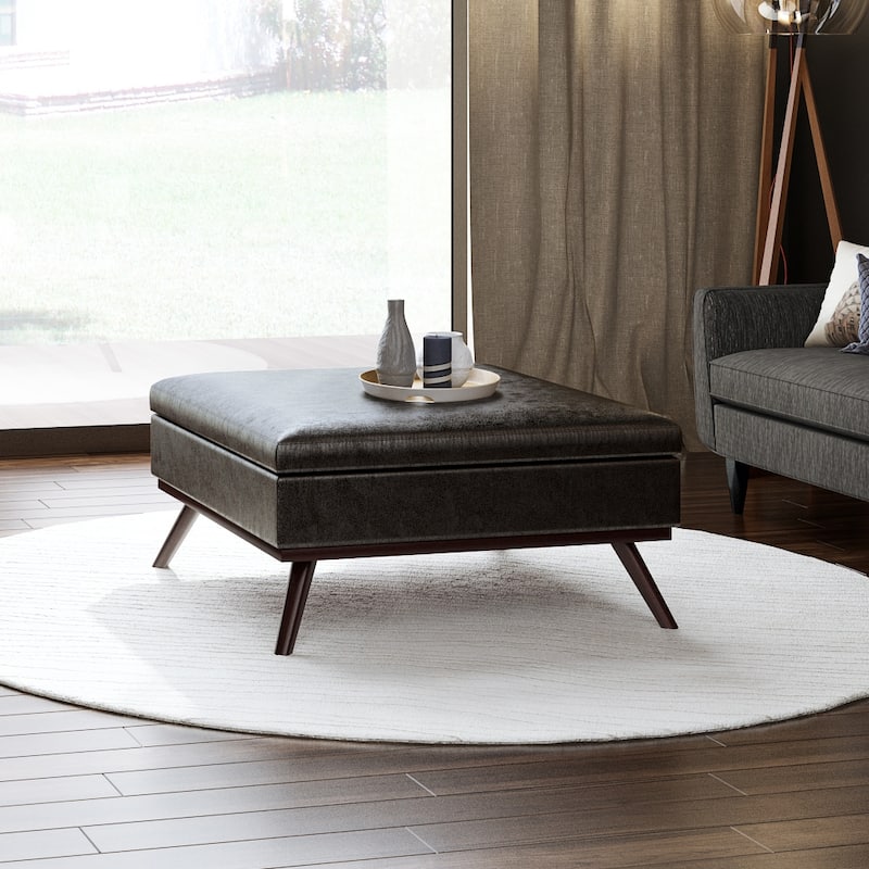 WYNDENHALL Ethan Mid Century Modern Table Ottoman