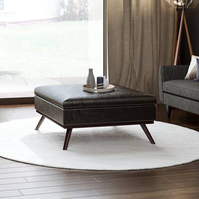 WYNDENHALL Ethan Mid Century Modern Table Ottoman