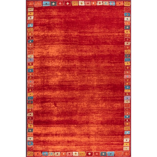 Rugs2Go Persian Culture Red Sudjan Oriental Heatseat Polypropylene Easy