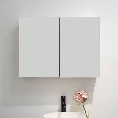 32" x 24" Rectangular Aluminum Medicine Cabinet with Mirror - 32"x7.84"