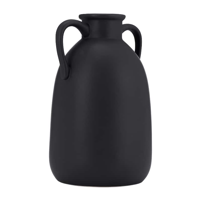 Sagebrook Home Neutral Contemporary Vase with Handles