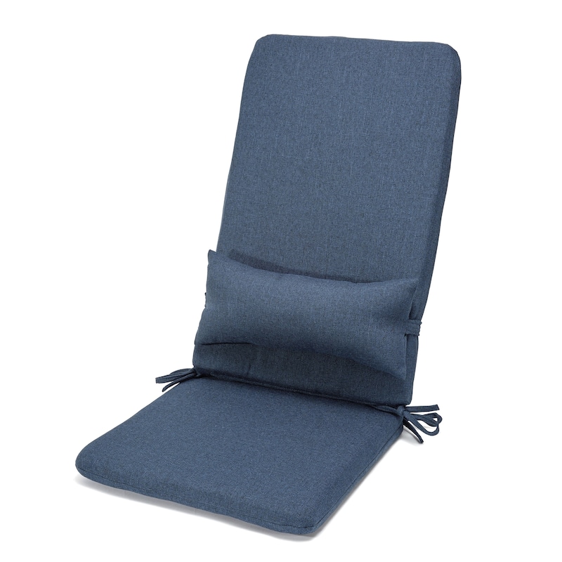 Klear Vu 3-Piece Wellfleet Bay Adirondack Outdoor Chair Cushion Set