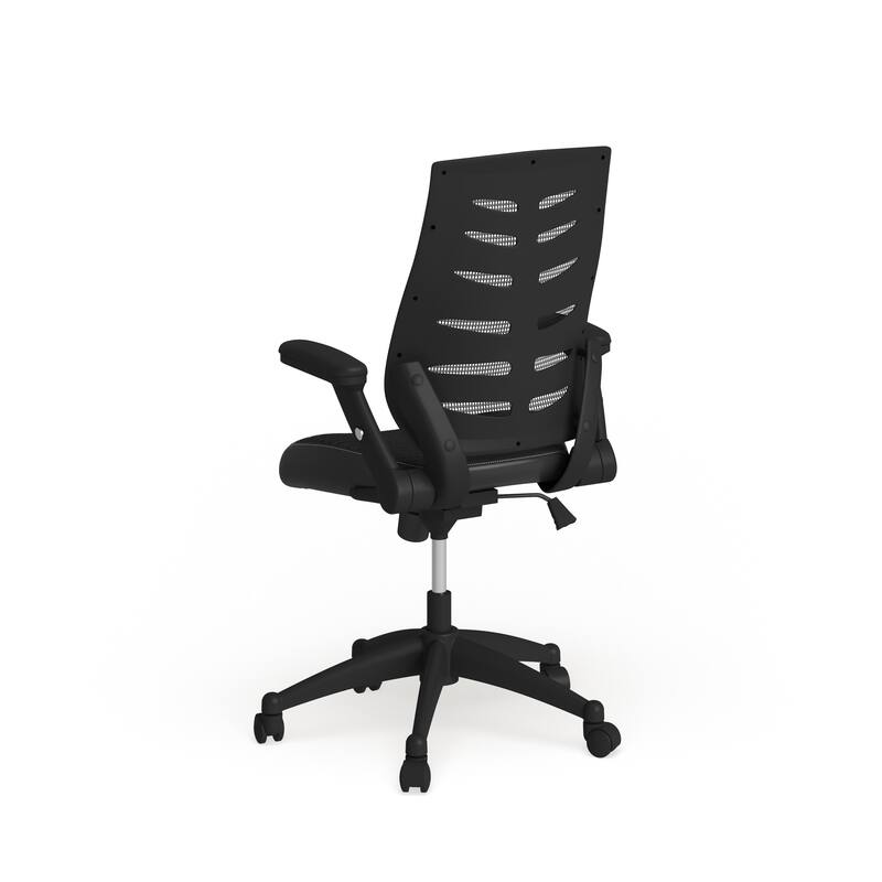 High Back Designer Mesh Swivel Executive Ergonomic Chair with Flip-Up Arms