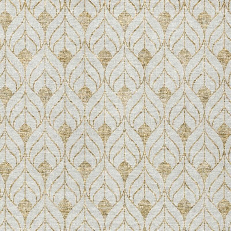 HomeRoots Geometric Transitional Rectangle Outdoor Rug