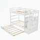 preview thumbnail 48 of 51, Hardwood Twin Over Twin Bunk Bed with Trundle and Staircase