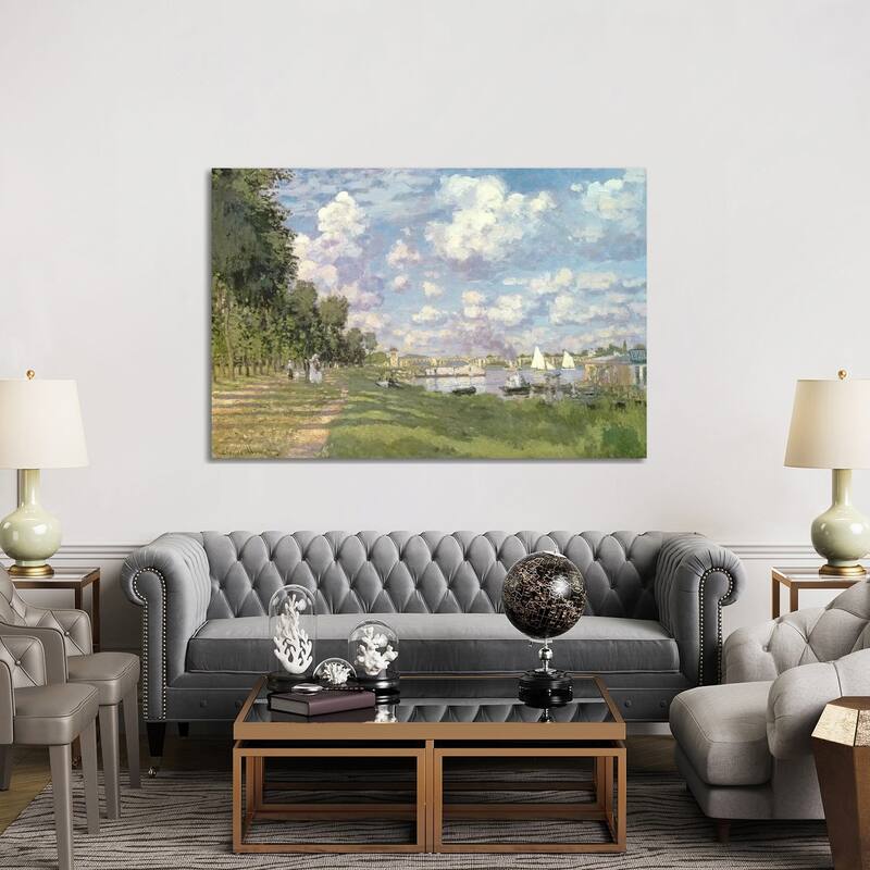 iCanvas "The Marina at Argenteuil, 1872 " by Claude Monet Canvas Print