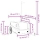 preview thumbnail 4 of 11, vidaXL Bike Trailer Kids Bicycle Cargo Trailer Cart Wagon with Tow Bar Iron - 53.9" x 27.2" x 23.2"