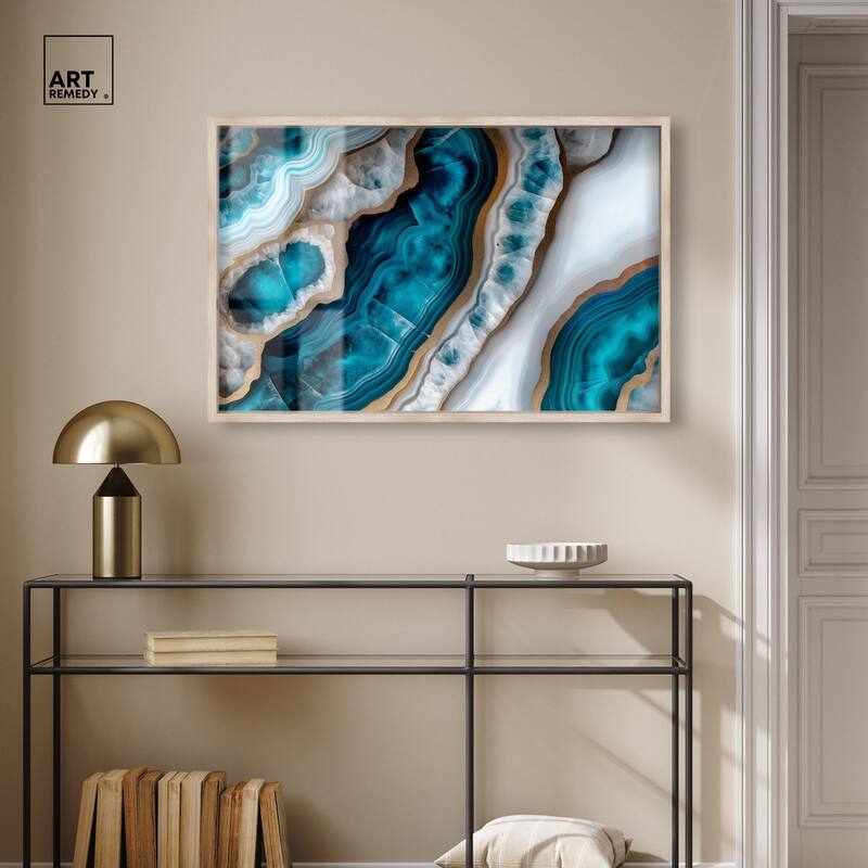 Opaline Undulation Shadowbox by Art Remedy