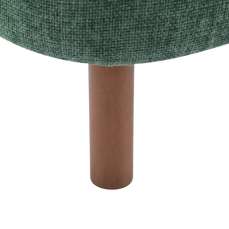 Green Side Chair Vanity Chair Distinctive Office Chair Reception Chair Corner Chair with Wood Legs