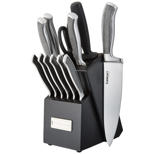 Graphix Collection 13 Piece Stainless Steel Cutlery Block Set (C77SS-13P)