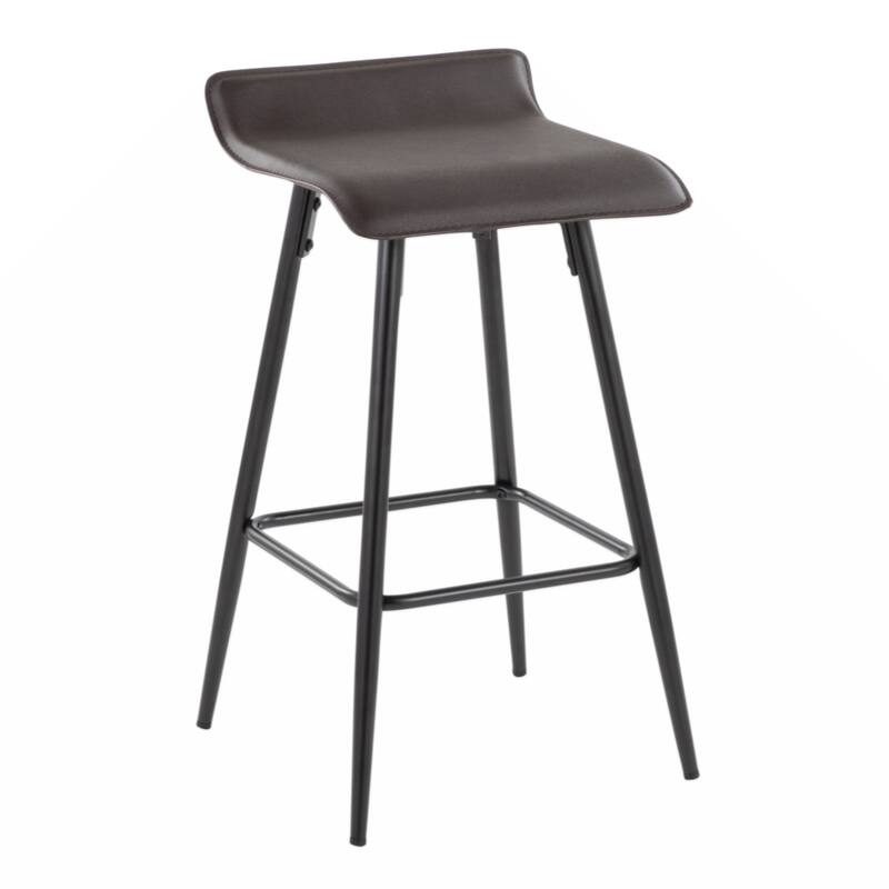 26" Contemporary Fixed Height Counter Stool - Set of 2