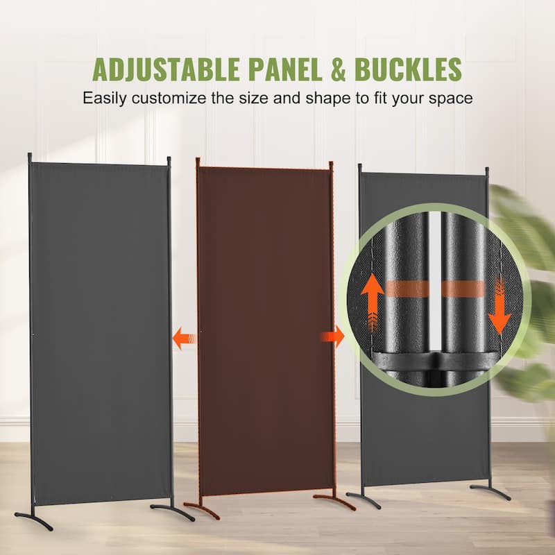 Room Divider, 3 Panel Room Dividers and Folding Privacy Screens, Fabric Partition Room Dividers for Office, Bedroom, Dinin