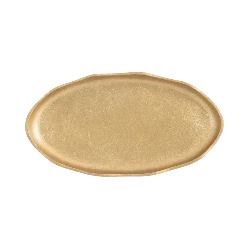 Kate and Laurel Alessia Oval Decorative Tray