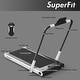 preview thumbnail 30 of 44, SuperFit 2.25HP 2 in 1 Foldable Under Desk Treadmill Remote Control - 49'' x 27'' x 42''