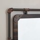 preview thumbnail 7 of 9, Furniture of America Revo Industrial 31-inch Metal Wall Mirror