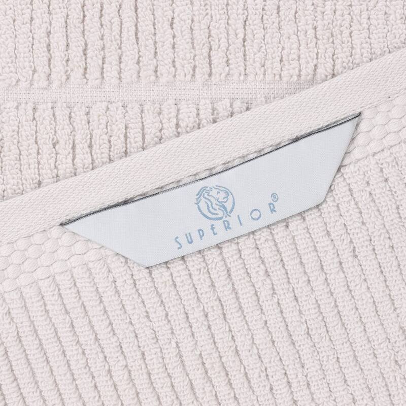 Superior Milo Smart Twist Viscose Cotton Blend Face Towels Washcloths, Set of 12