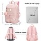 preview thumbnail 18 of 16, Backpacks 15.6 Inch College Backpack Elementary Middle High School Bag Large Cute Bookbags Anti Theft Travel Back Pack