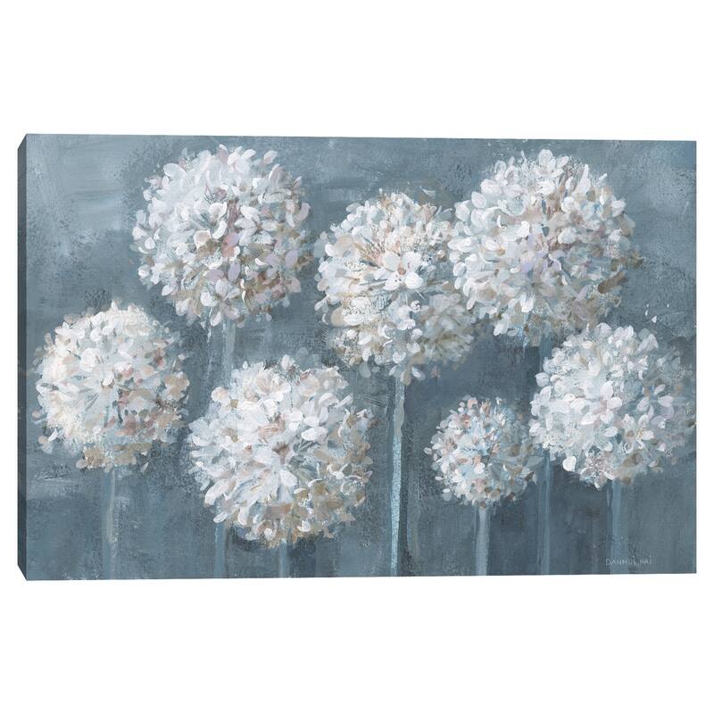 Simple Agapanthus by Danhui Nai Canvas Art Print