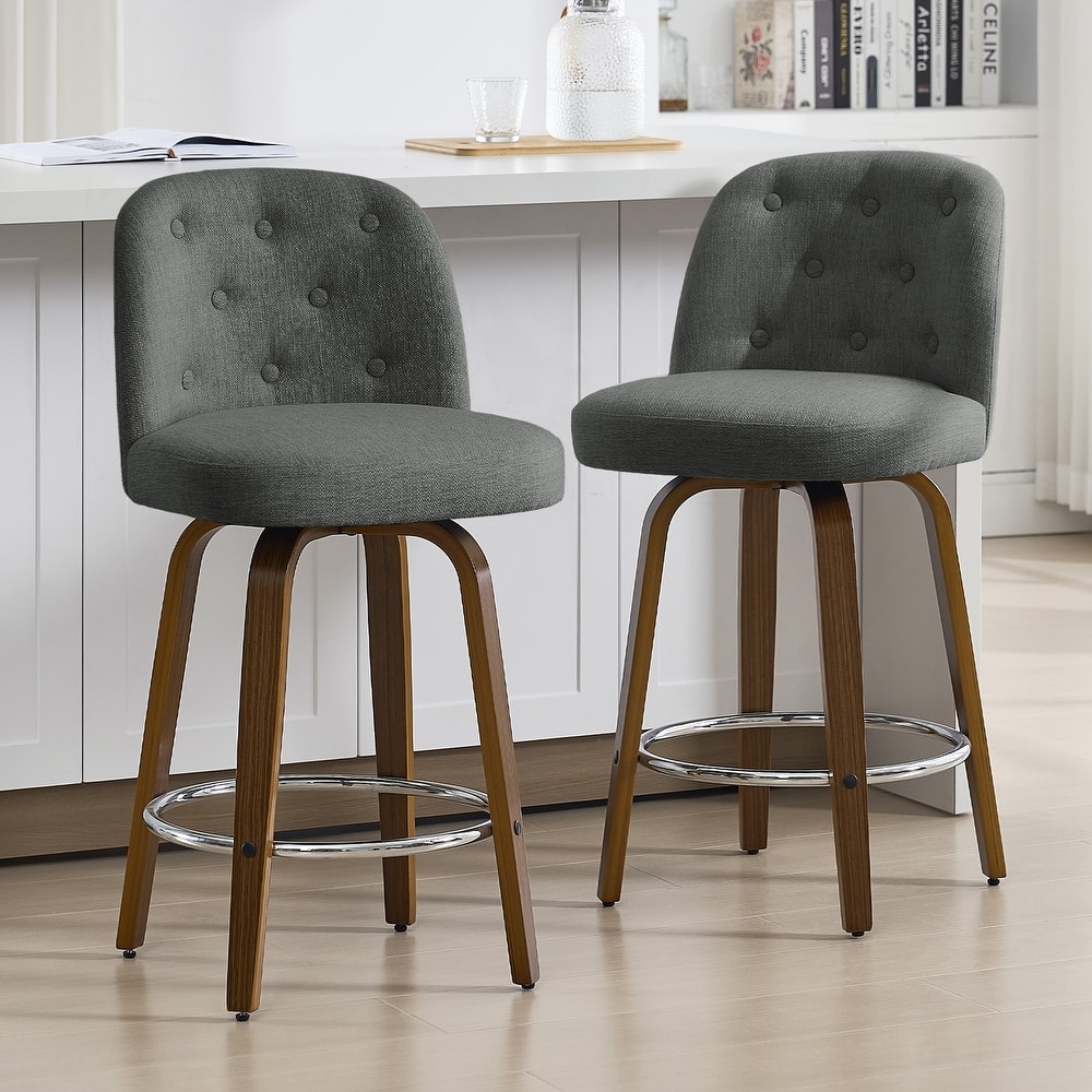 26"/29" Swivel Bar Stools/ Counter Stool with Bentwood Legs