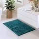 preview thumbnail 168 of 197, Hearth & Harbor Non-Slip Super Plush Chenille Bathroom Rugs Teal - Medium
