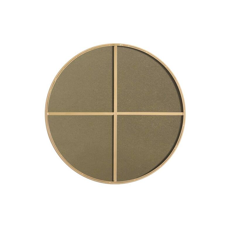 Carson Carrington Labbemala Metal Frame Round Mirror