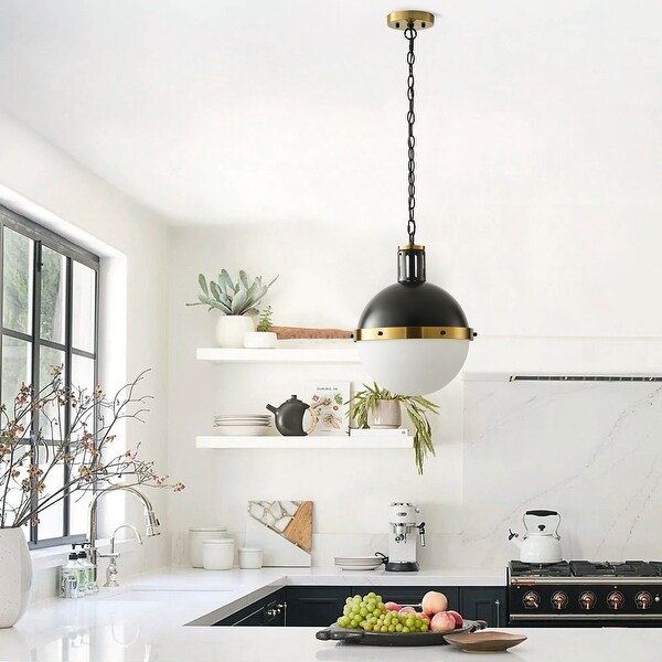 Black and white globe pendant lights 2025