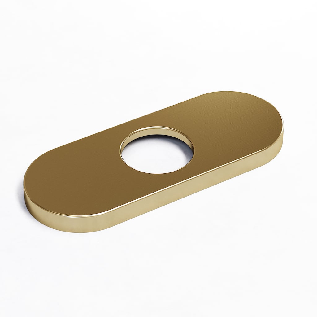 VIGO 5.5" L Bathroom Deck Plate in Matte Brushed Gold