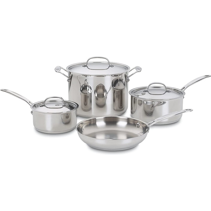 Cuisinart MultiClad Pro Triple Ply Stainless Cookware 7-Piece Set - Bed  Bath & Beyond - 33432734