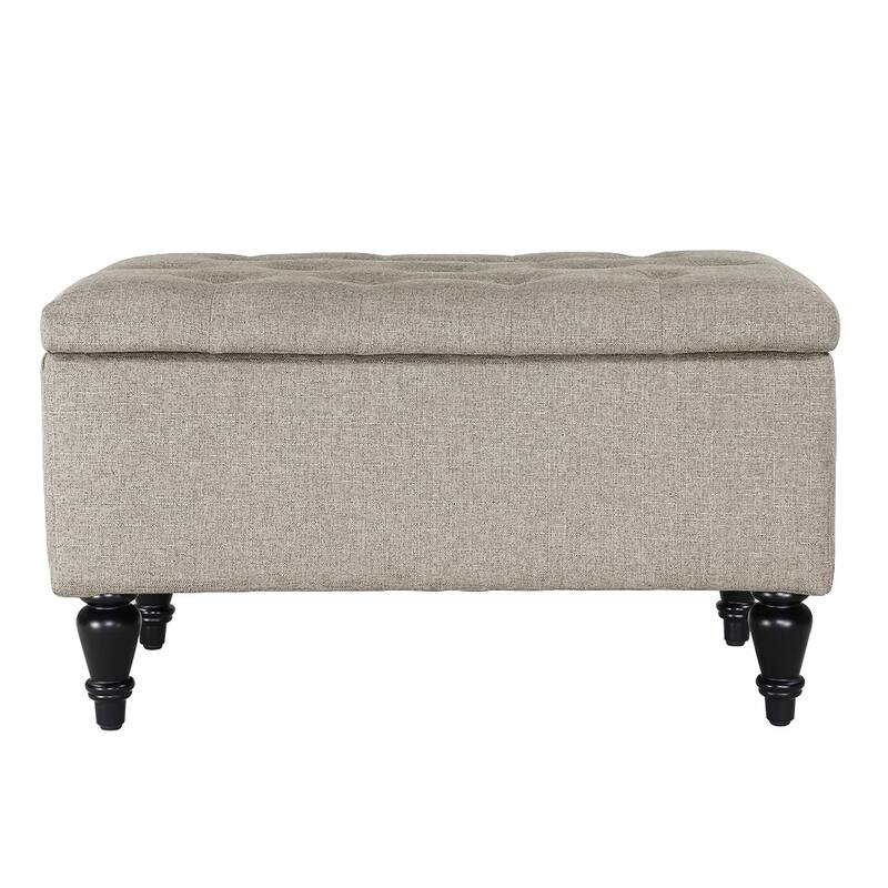 Maypex 29" Fabric Upholstered Tufted Storage Bench