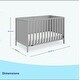 preview thumbnail 11 of 31, Graco Theo 3-in-1 Convertible Crib