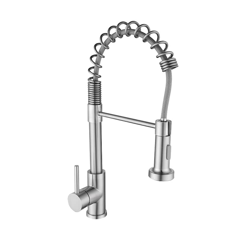 Topcraft High-arc Stainless Steel kitchen Sink Faucet