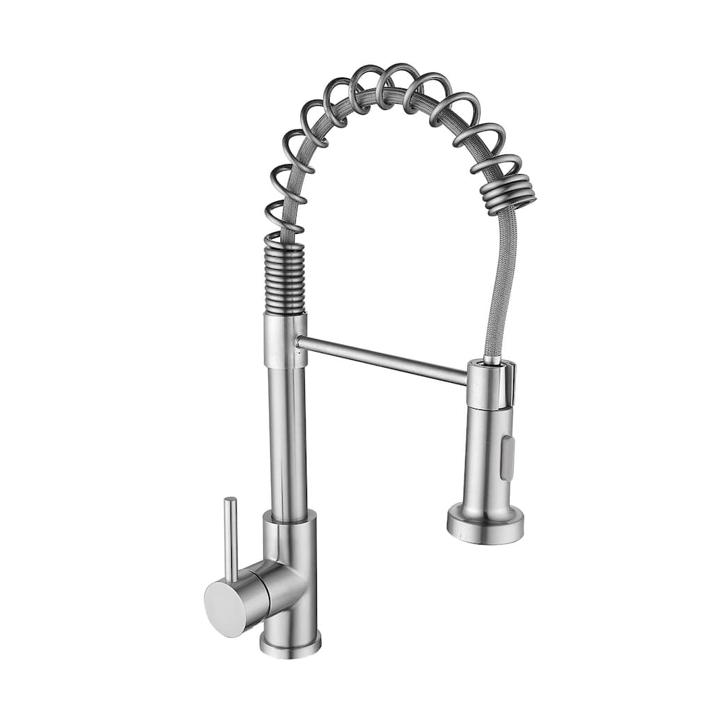 Topcraft High-arc Stainless Steel kitchen Sink Faucet