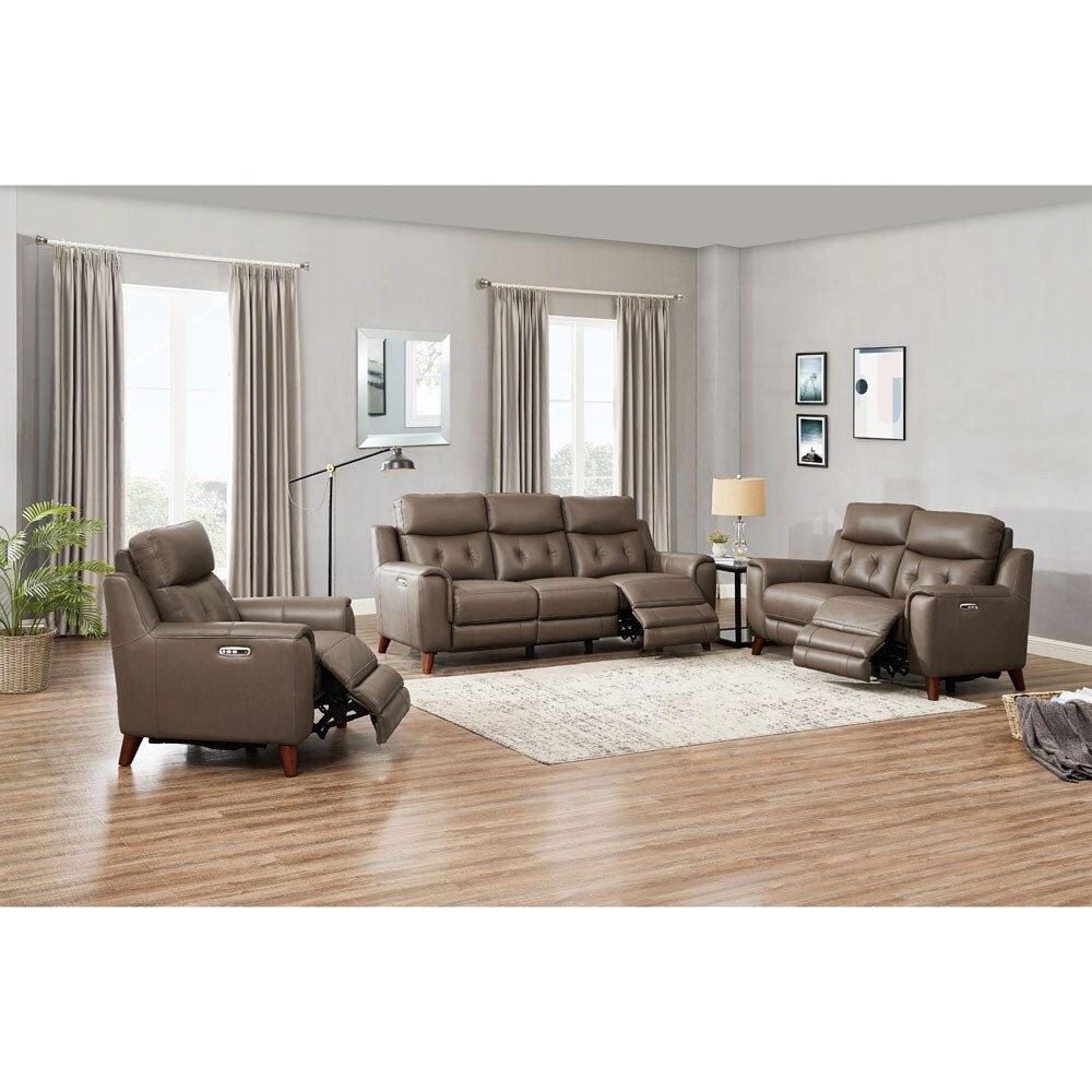 Hydeline Torino Zero Gravity Power Recline and Headrest Top Grain