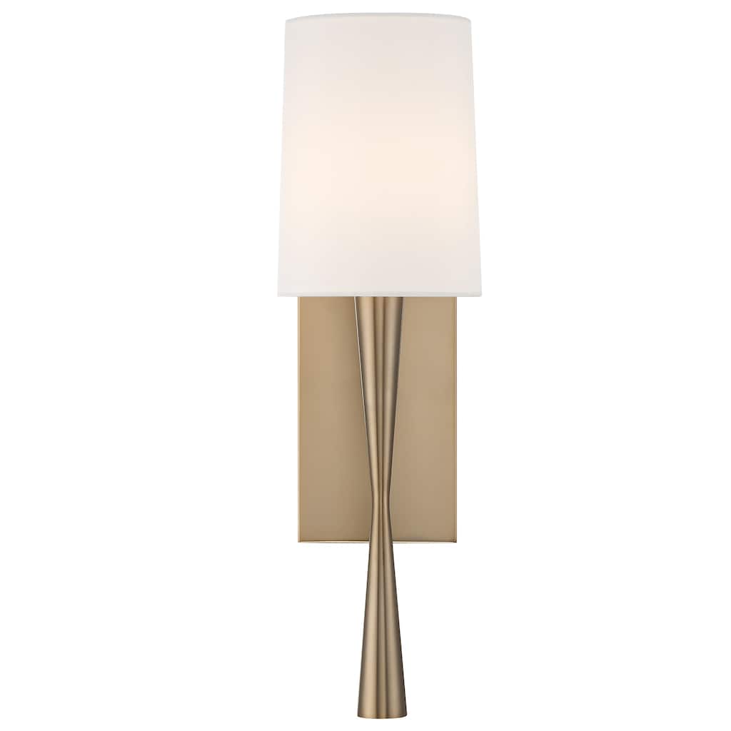 Trenton 1 Light Aged Brass Wall Mount - 5.5'' W x 18.5'' H x 6.5'' D