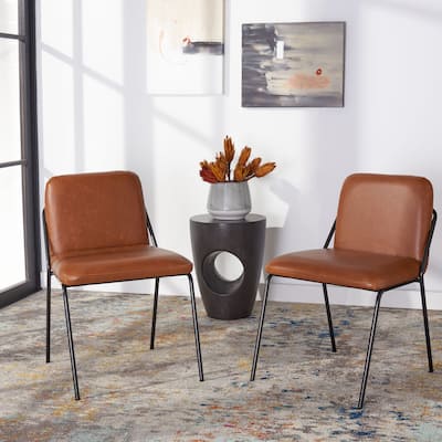 SAFAVIEH Taddeo Accent Dining Side Chair (Set of 2) - 19.8" x 21.8" L x 29" H