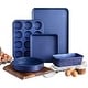 preview thumbnail 4 of 2, Granitestone Blue Stainless Steel Nonstick 15 Piece Cookware and Bakeware Set
