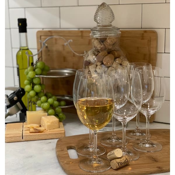 Lara White Wine Glass Set of 6 Bed Bath & Beyond 36922107