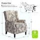preview thumbnail 9 of 63, HULALA HOME Damaris Mid-Century Modern Manual Pushback Recliner with Wingback Design Set of 2
